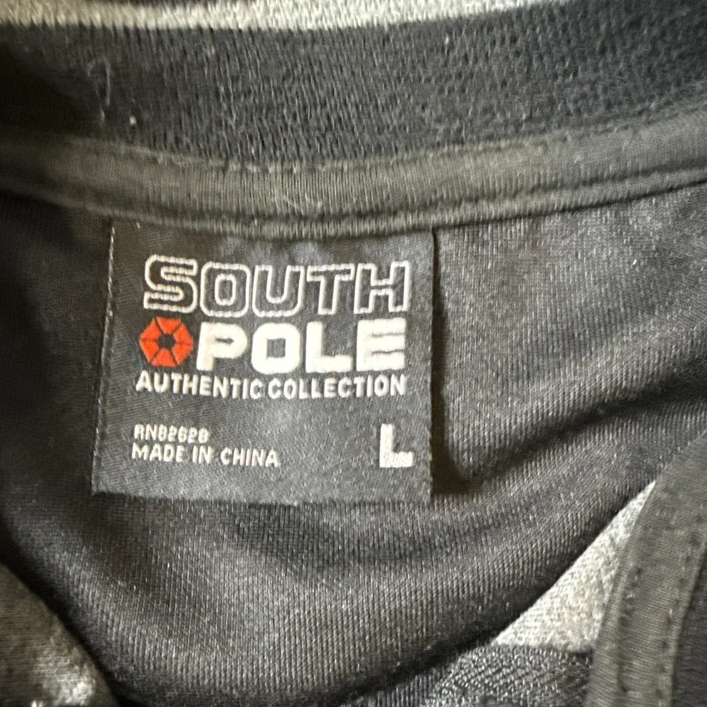 South Pole Mens Full Zip‎ Jacket Black Size L